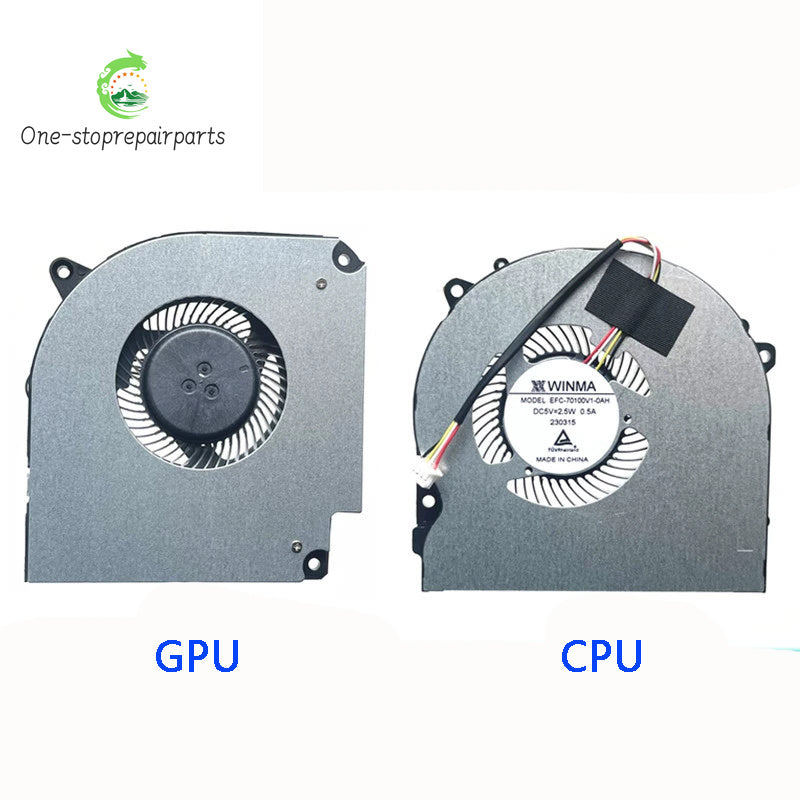 NEW ORIGINAL Laptop CPU GPU Cooling Fan For MACHENIKE T58-V T58-VB T58-VA2 T58-VG65T