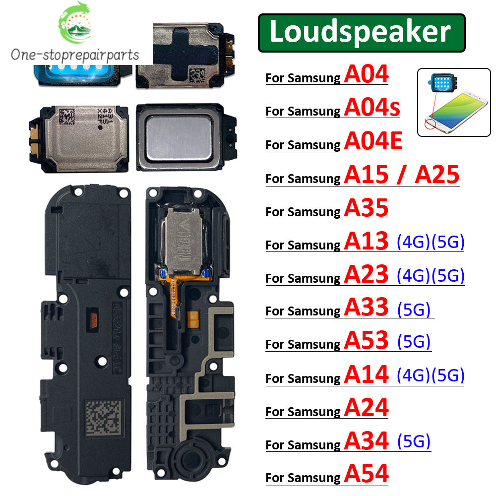 Loud Speaker Buzzer Ringer Loudspeaker Flex Cable For Samsung A04 A04s A04E A05 A15 A25 A13 A23 A33 A53 A14 A24 A34 A54 4G 5G Samsung phone repair parts