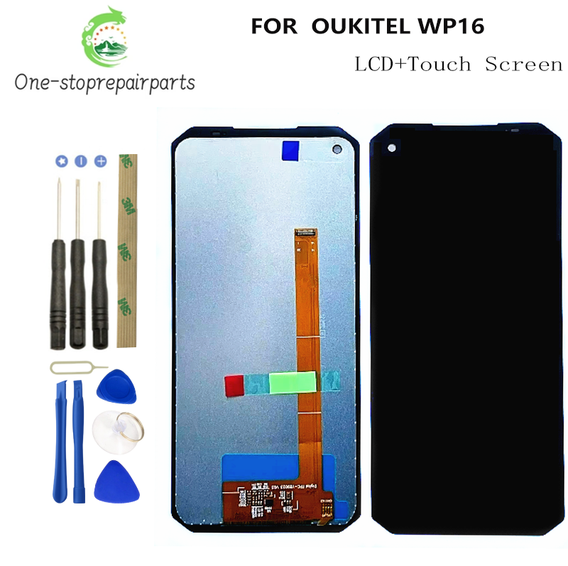 New Original 6.4 Inch OUKITEL WP16 LCD Display Touch Screen Digitizer Assembly 100% New Original LCD Touch Digitizer Other Brand Phone repair parts
