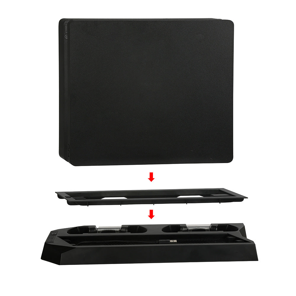 PS4 SLIM PRO host bracket fan handle seat charger with HUB PS4 cooling fan PS4 handle seat charger