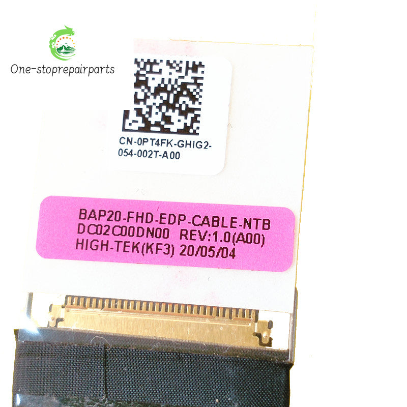 NEW ORIGINAL Laptop LCD EDP FHD Cable For Dell Alienware 17 R4 R5 0PT4FK DC02C00DN00 Dell laptop repair parts