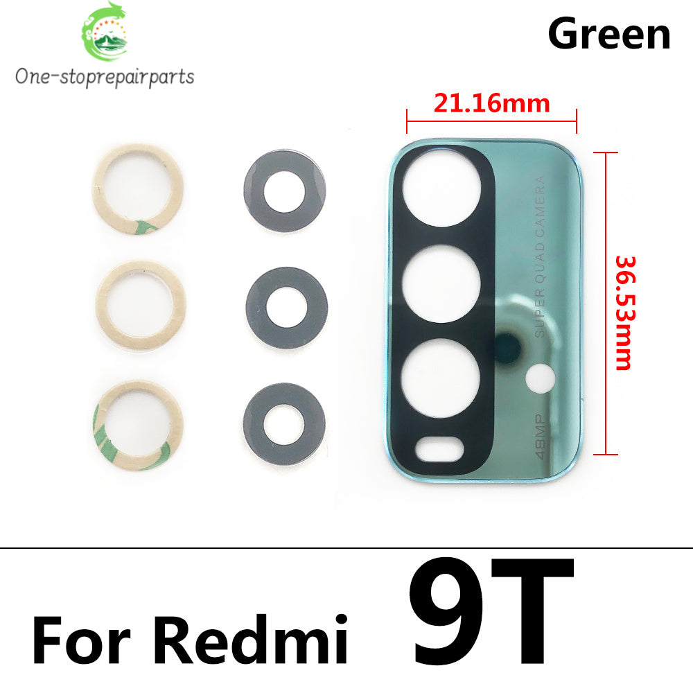 New Camera Glass Lens Back Rear Camera Glass Lens For Xiaomi Redmi 9T Redmi9T With Glue Repair Parts  Xiaomi  Xiao mi phone repair parts