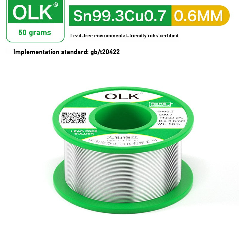 High purity solder wire 63 low temperature with flux rosin core welding household electric soldering iron lead-free solder wire Repair tools
