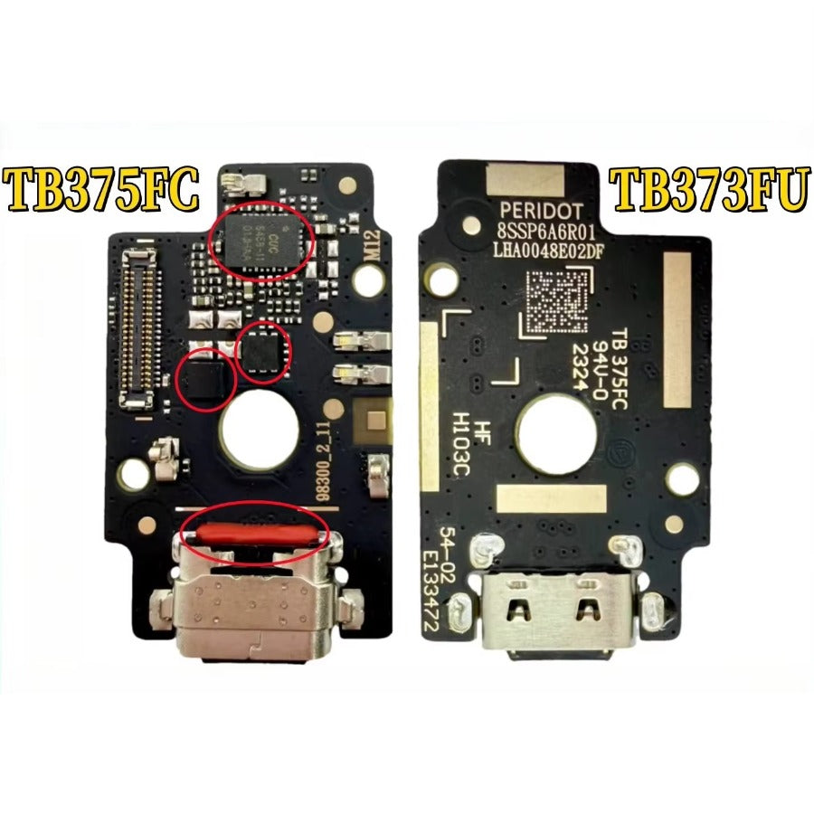 USB Charging Port Connector Plug Jack Charge Dock Board Flex Cable For Lenovo Tab PadPro 2025 TB375FC TB373FU Lenovo tablet repair parts