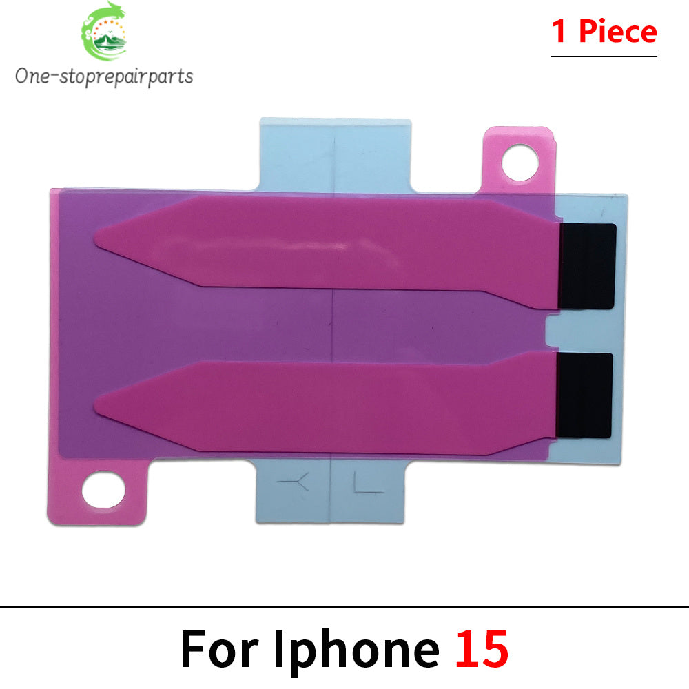 50Pcs/Lot, Battery Adhesive Sticker For iPhone 11 12 13 14 15 16 Pro Max Battery Double Tape Strip Pull Trip iPhone phone repair parts