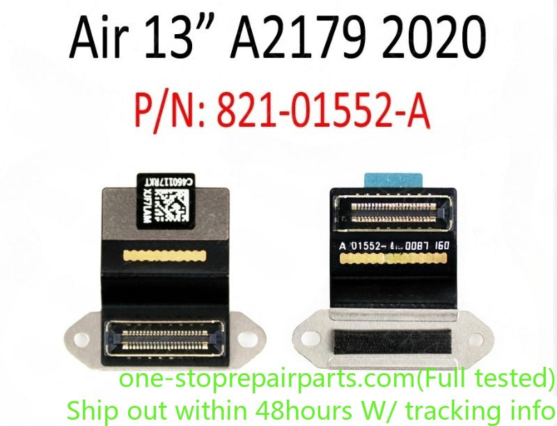 A2179 LCD Cable  821-01552-03 for Macbook Air 13" A2179 LCD Display Screen LVDs eDP Video Flex Cable EMC 3302 2020 Year