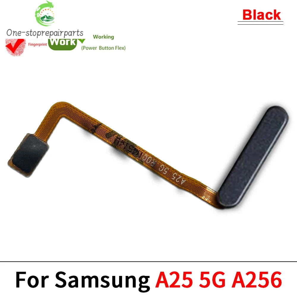 Fingerprint Sensor Flex Touch ID + Power On / Off Button Key Flex Cable For Samsung A12 A13 A14 A15 A16 A17 A22 A23 A25 A26 A32 Samsung phone repair parts