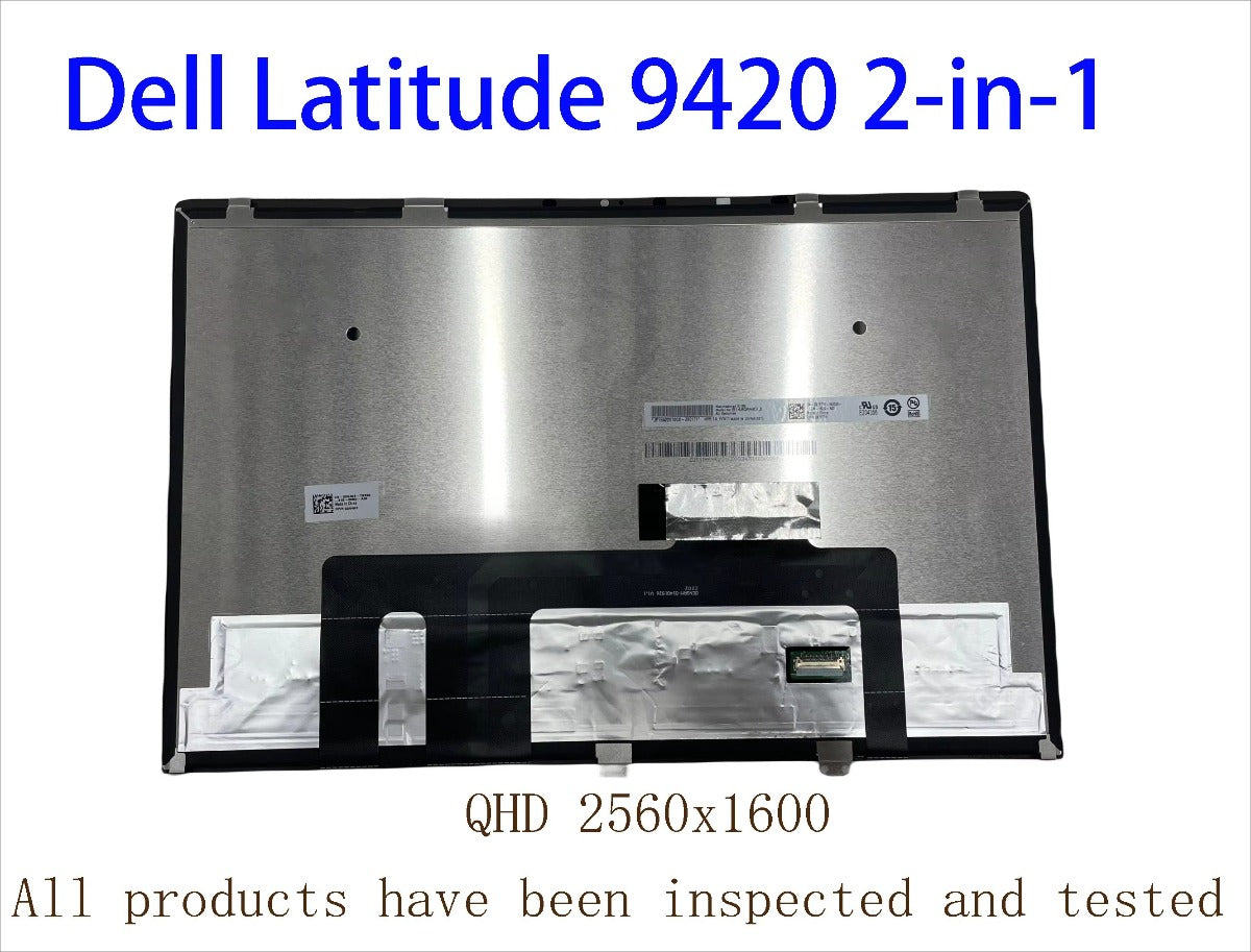 14 Inch For Dell Latitude 9420 2-in-1 LCD Touch Screen Assembly Laptop Display IPS Panel DP/N 0X7F7W QHD 2560x1600 Dell laptop repair parts