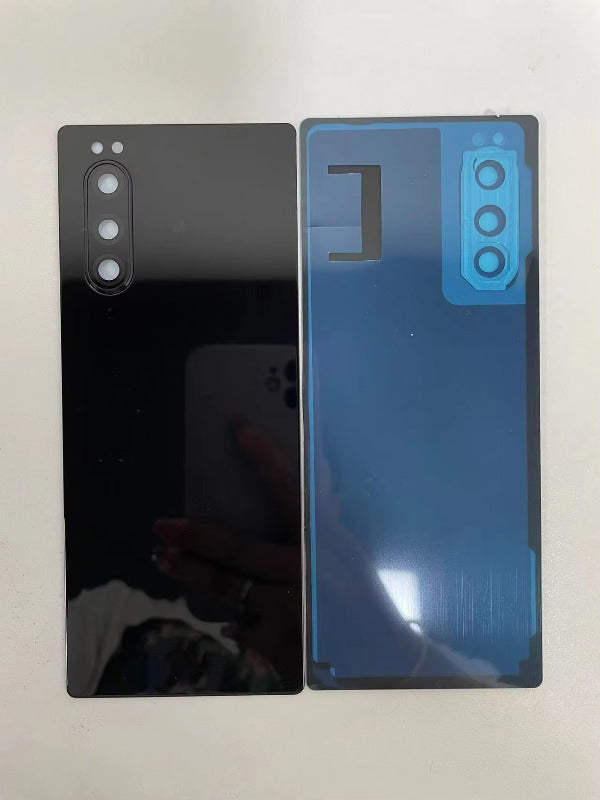Original Glass Back For Sony Xperia 5 J8210 J8270 J9210 Battery Cover Rear Door Housing Case Replacement Housing Cover With Lens Sony phone repair parts