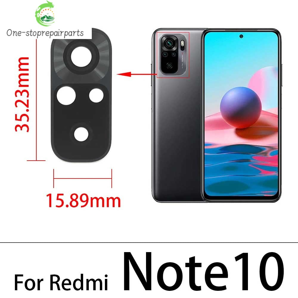 2Pcs/Lot，Rear Back Camera Glass Lens For Xiaomi Redmi Note 10 10s Pro 11 Pro 11T 11s 11E 4G 5G With Adhesive Sticker Xiaomi  Xiao mi phone repair parts
