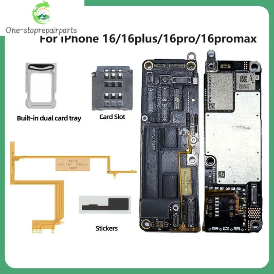 WYLIE Esim Convert to Sim Dual Card Flex Assembly Built-in Cable for iPhone 16 16Plus Pro Max No Need Separate Hide Card Sticker Professional Repair Tools