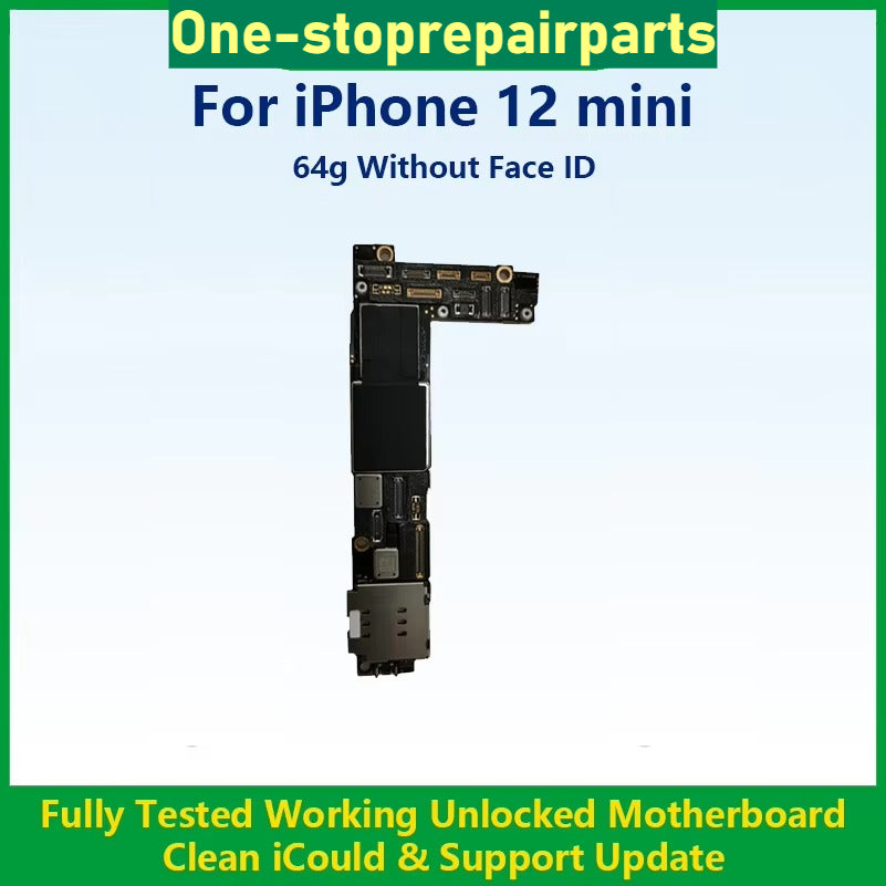 Fully Tested Working Well Motherboard For iPhone 12 Pro Max With/Without Face ID Cleaned iCloud And Support Update Logic Board iPhone phone repair parts