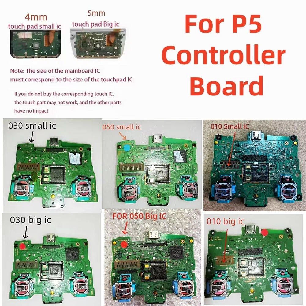 Y Original for PS5 Controller Joystick Board BDM-010 BDM-020 BDM-030 BDM-040 BDM-050 Motherboard Main Board Circuit Board Module Game console repair parts