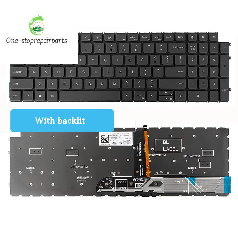 New ORIGINAL Laptop Keyboard For DELL Vostro 15 3510 3515 3520 3525 5510 5515 P106F Dell laptop repair parts