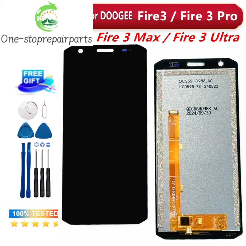 5.5' For DOOGEE Fire3 / Fire3Pro Display LCD And Touch Screen Replaced Well For DOOGEE Fire 3 Max Fire 3 Ultra LCD Screen Doogee phone repair parts