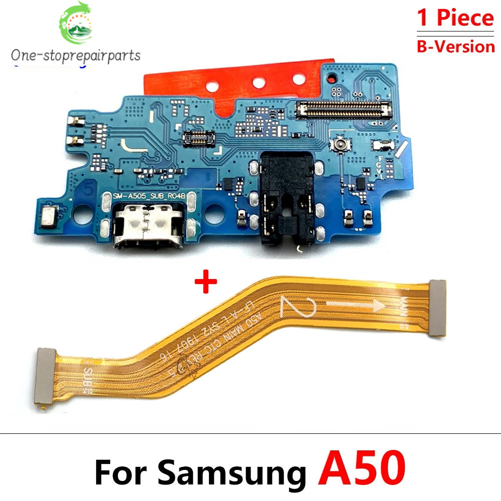 USB Charging Port Dock Charger Connector Main Board Flex Cable For Samsung A10 A20 A30 A50 A70 A31 A51 A71 A10s A20s A30s A21s Samsung phone repair parts