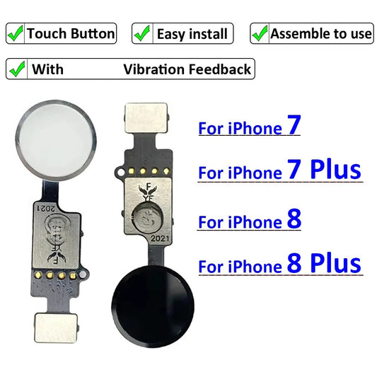 Touch Version Home Button Flex For iPhone 7 8 Plus SE YF Universal Back Return Function Solution iPhone phone repair parts