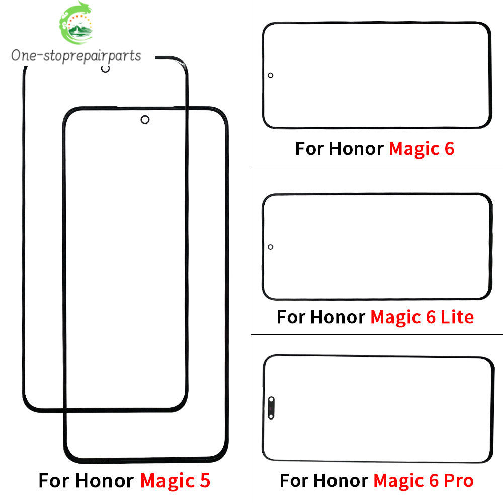 New Front Screen Outer Glass With OCA For Huawei Magic 5 6 Pro Lite / Honor 50 60 Pro SE Lite Huawei phone repair parts