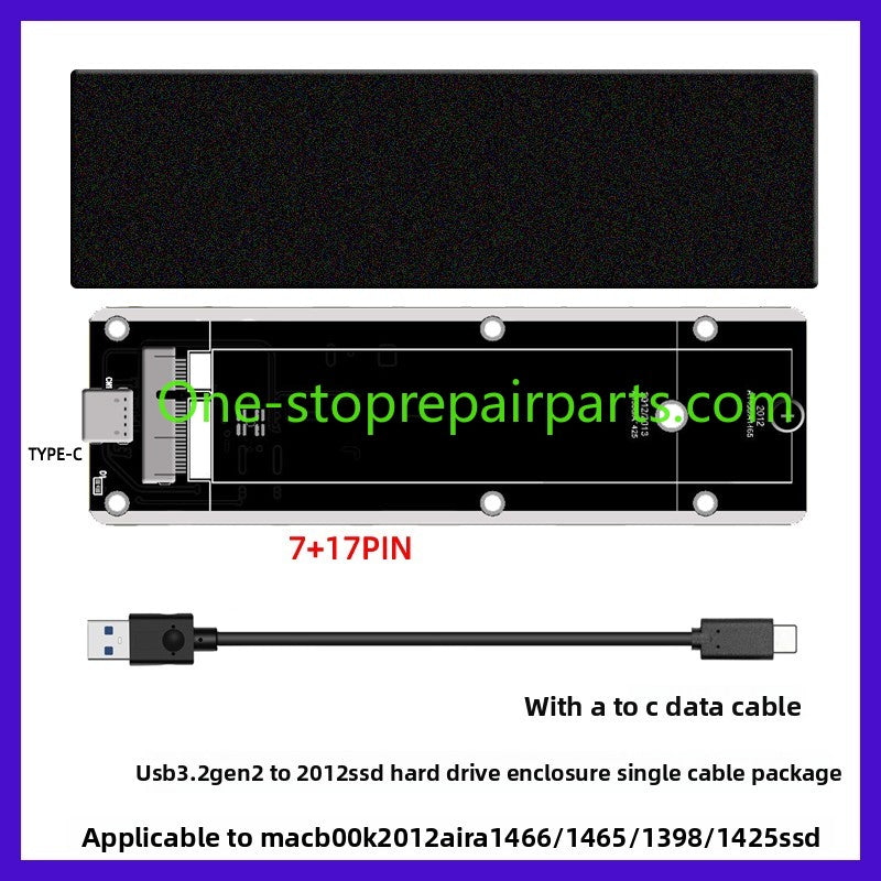M2 SATA to Apple MACBOOK AIR 2012 SSD adapter card A1465 A1466 not support NVME  M.2 NGFF SATA TO MACBOOK 2012  KEY-B SATA 2280 SSD A1360 A1370 A1398 SSD Macbook A1466 A1465 A1398 A1425 SSD  hard disk enclosure REPAIR TOOLS