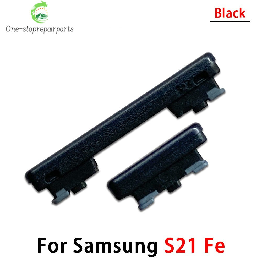 10Pcs, Side Keys Key Power and Volume Buttons Button For Samsung S21 / S21 Plus / S21 Ultra / S21 Fe Replacement Parts Samsung phone repair parts