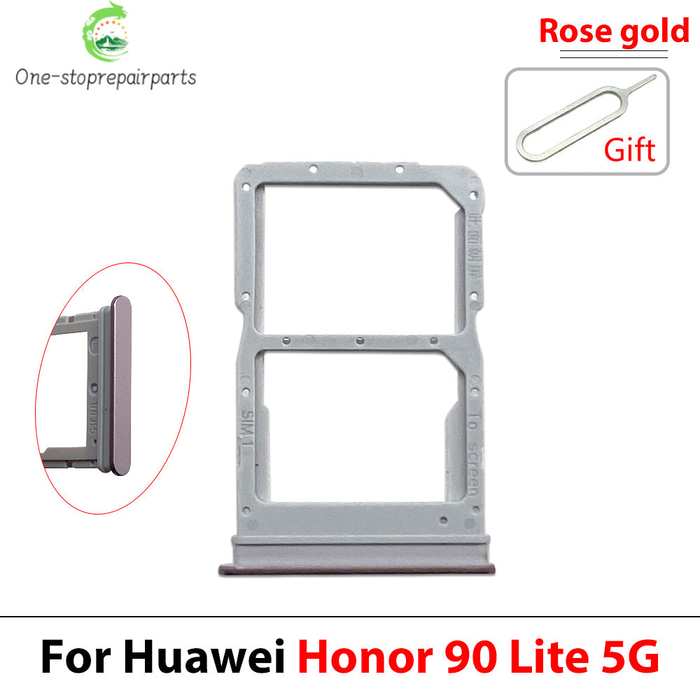 New For Huawei Honor 90 Pro Lite 5G SIM Card Tray Slot Holder Adapter Accessories Huawei phone repair parts