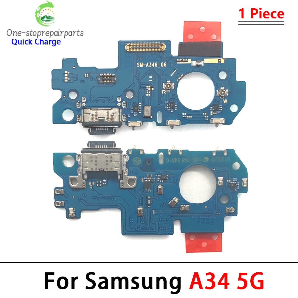 For Samsung A13 A13s A14 A24 A54 A23 A34 A42 4G 5G A04 A04s A04E USB Charging Port Micro Dock Connector Board Flex Cable Samsung phone repair parts