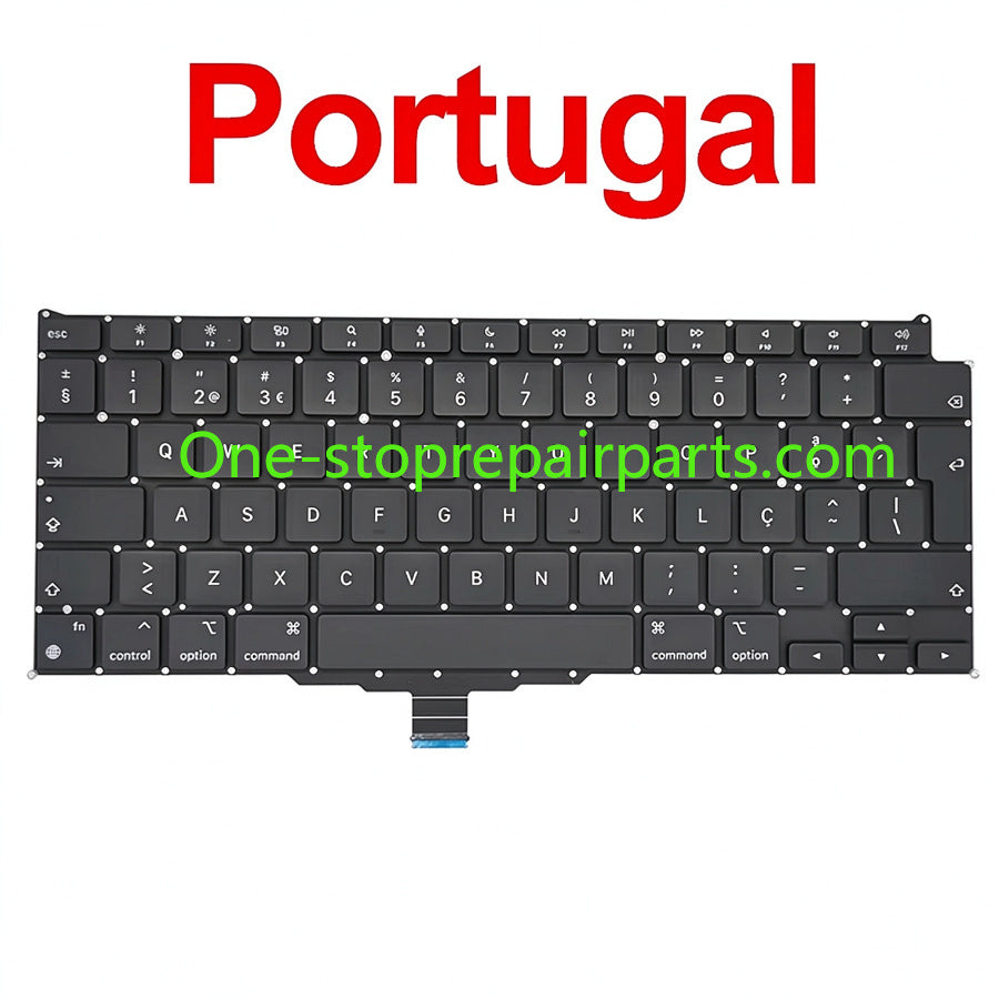 New Laptop A2337 Keyboard For Macbook Air 13" M1 A2337 Keyboard Replacement US UK FR SP IT DE RU AE Layout 2020 Year Macbook repair parts