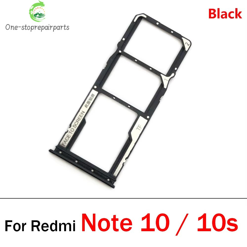 New SiM Card Tray For Xiaomi Redmi Note 10 10s Pro 5G SIM Card Slot SD Card Holder Adapter Replacement Parts  Xiaomi  Xiao mi phone repair parts