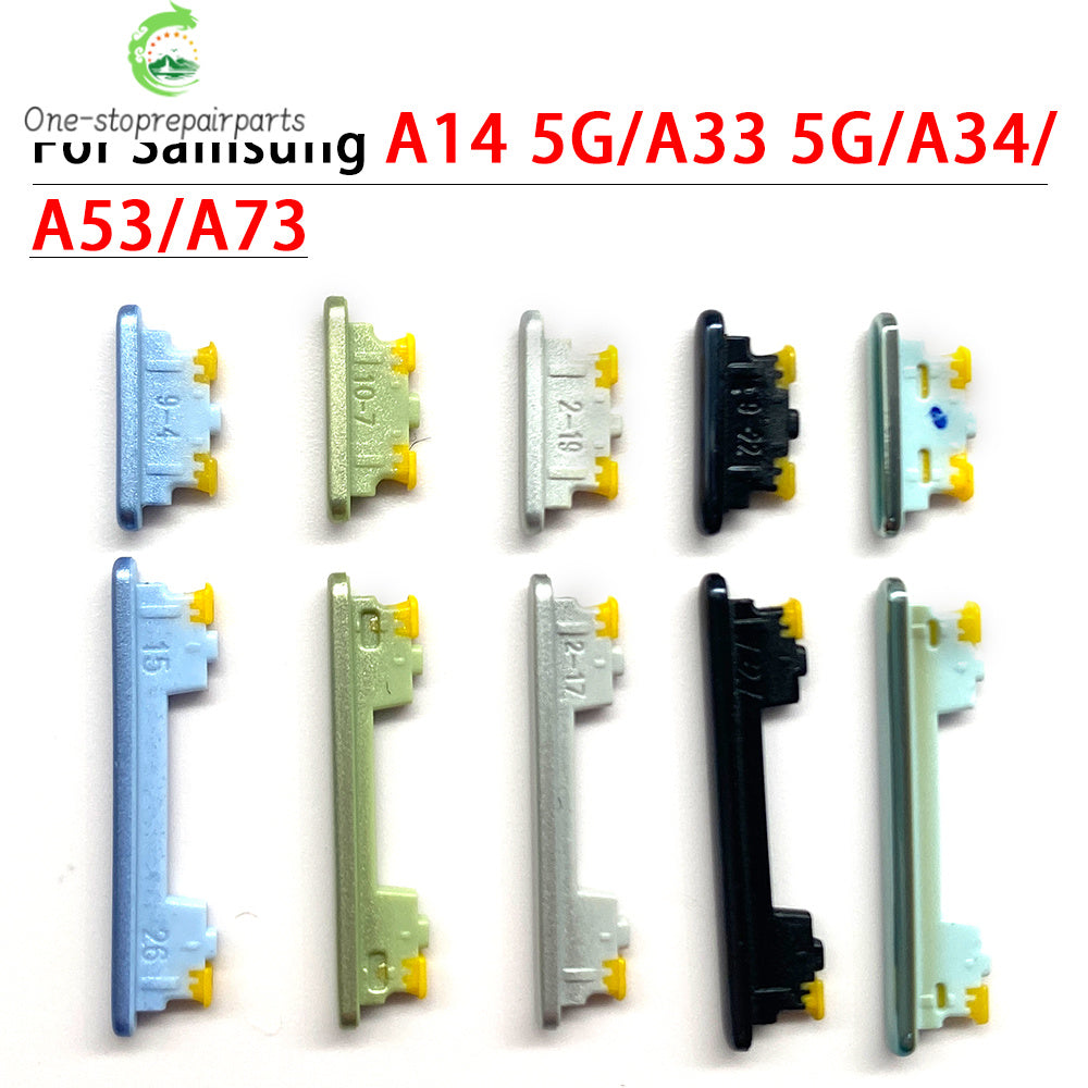 New Power Button + Volume Side Button Key For Samsung A33 A34 A53 A73 5G Samsung phone repair parts