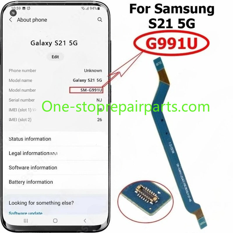 Signal Antenna Flex Cable For Samsung Galaxy S20 S21 S22 Plus Ultra FE 5G Signal Booster Mobile Phone Network Cellular Connector Samsung phone repair parts
