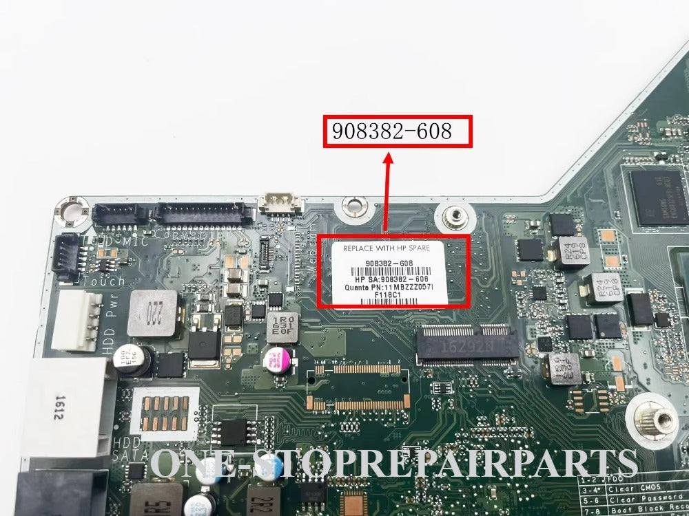 Suitable For For HP Pavilion 24-A 24-B 27-A All-in-one Motherboard DA0N83MB6F0 908382-608 DDR4 GLH170 930MX GPU 100% Test Work HP laptop repair parts