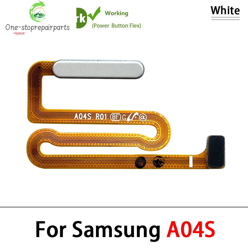 New For Samsung A03S A037F A04s A047F A05s A057F Fingerprint Sensor Home Return Key Menu Button Flex Cable Samsung phone repair parts