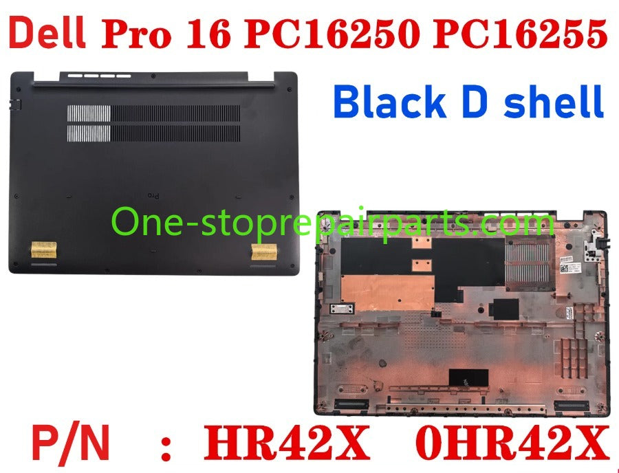 Cover case for Dell Pro 16 PC16250 PC16255 0D45TN 04TV1R 0FJ6FY 02XHM1 099TK0 02882N 0HNP7J 02XHM1 0GJX2F 0C8CKC 0964DF 0DR9PF 0HHMCK 0F9V30 0388WT 0H3K5C 0HR42X 01378G Lcd back housing bezel palmrest bottom lower cover hinge Dell laptop repair parts