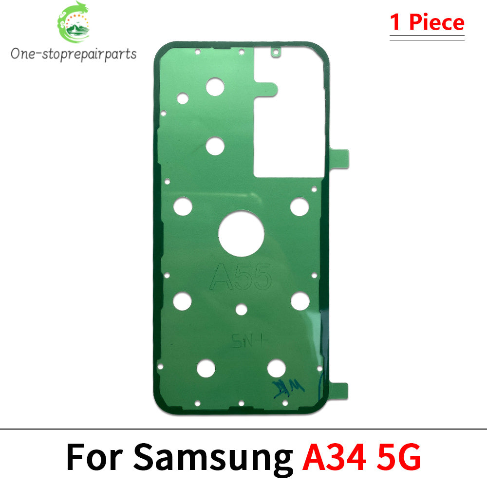 10Pcs/Lot, Back Battery Cover Door sticker Adhesive glue tape For Samsung A23 A33 A53 A73 A34 A54 A05 A05s A15 A25 A35 A55 4G 5G Samsung phone repair parts