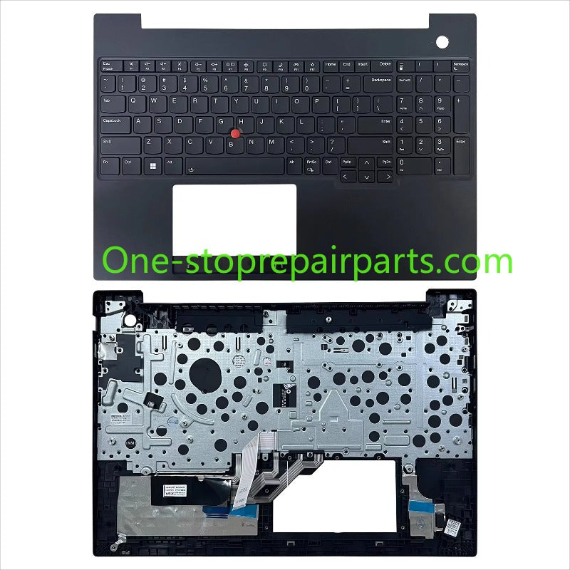 Upper case keyboard for Lenovo ThinkPad E16 Gen1 5M11H94852 C shell topcase palmrest keybooard cover touchpad