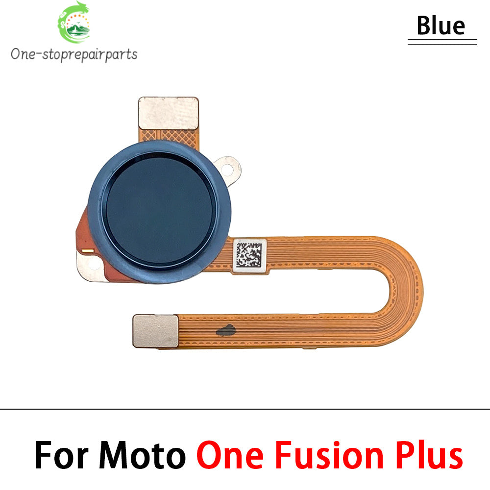 10Pcs, New For Motorola Moto One Vision Action Hyper Macro Fusion Plus Home Button FingerPrint Touch ID Sensor Flex Cable Motorola phone repair parts