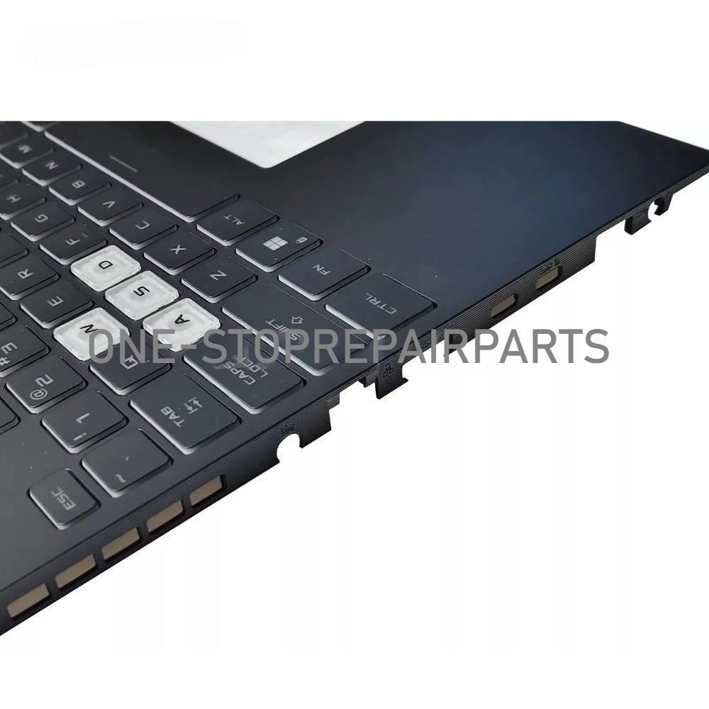 New For ASUS TUF Gaming FX507 FA507 FX517 A15 F15 Palmrest Upper Top Case with US RGB Backlit Keyboard (Black) (2022 Year) ASUS laptop repair parts