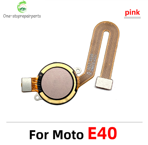 10Pcs/Lot, Home Button FingerPrint Touch ID Sensor Flex Cable For Motorola Moto E20 E32 E40 E6s E7 Plus Power Motorola phone repair parts
