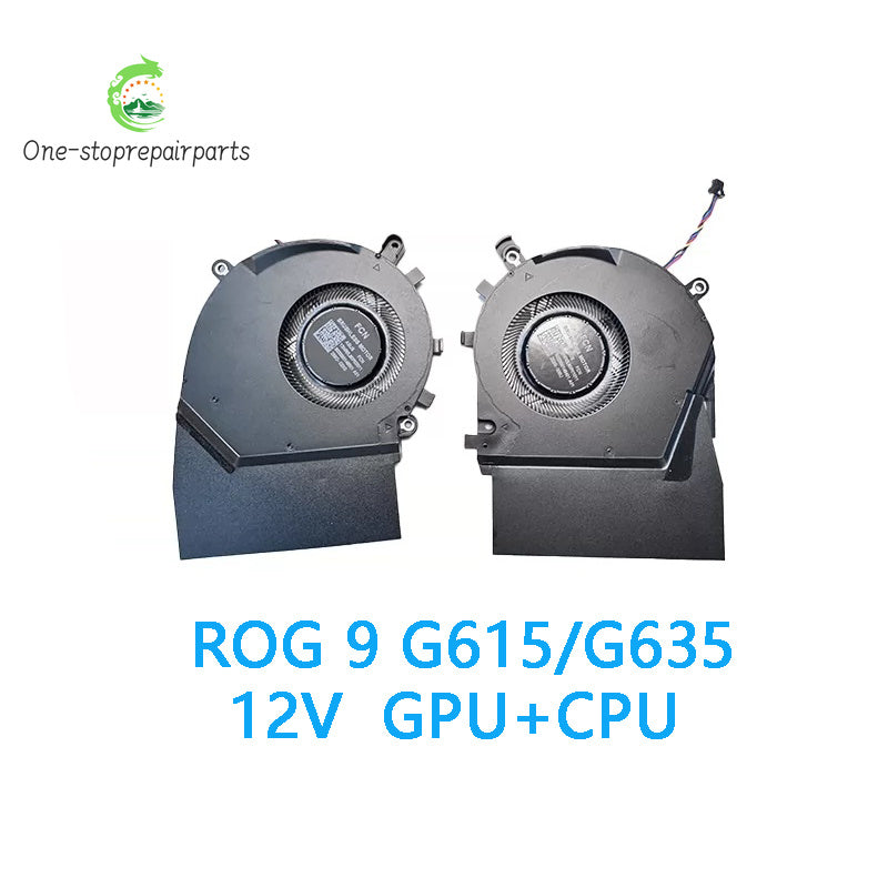 New Original LAPTOP CPU GPU Cooling Fan FOR ASUS ROG 9 ROG Strix G615 G635 5V 12V ASUS laptop repair parts