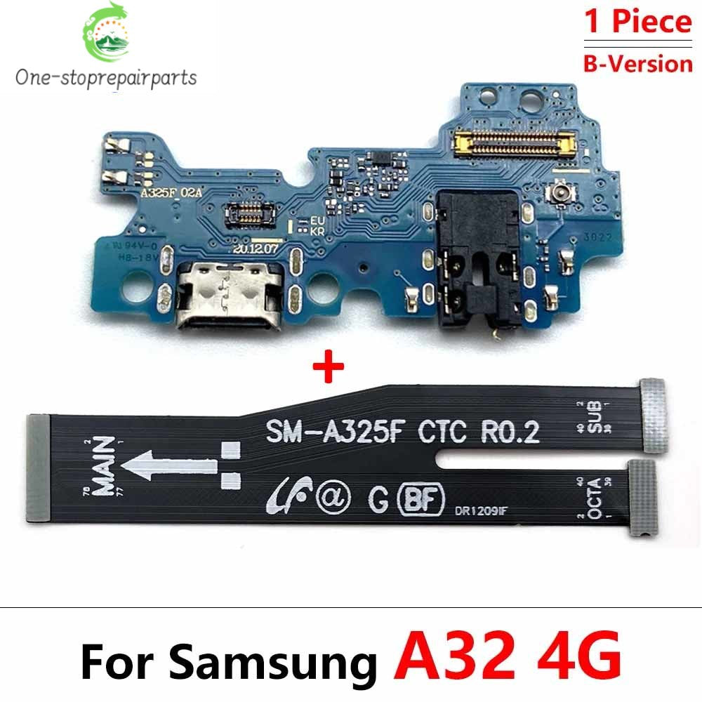10Pcs, Dock Connector Micro USB Charger Charging Port Main Flex Cable For Samsung A22 A32 A52 A72 A33 A53 A24 A34 A54 4G 5G Samsung phone repair parts