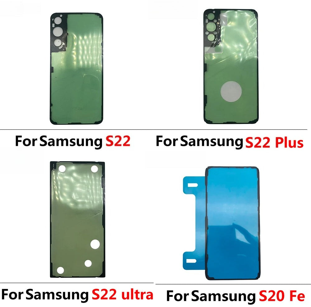 Back Battery Sticker Adhesive For Samsung S20 S21 S22 S23 S24 Plus Ultra Waterproof Back Cover Sticker Samsung phone repair parts