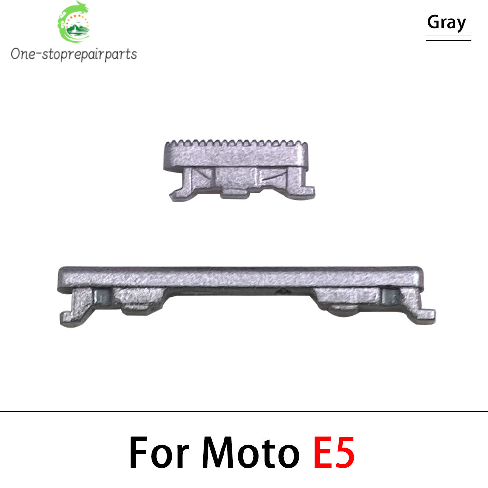 New For Motorola Moto E5 E6 E6s Plus E7 Power Power Button + Volume Side Button Replacement Parts Motorola phone repair parts