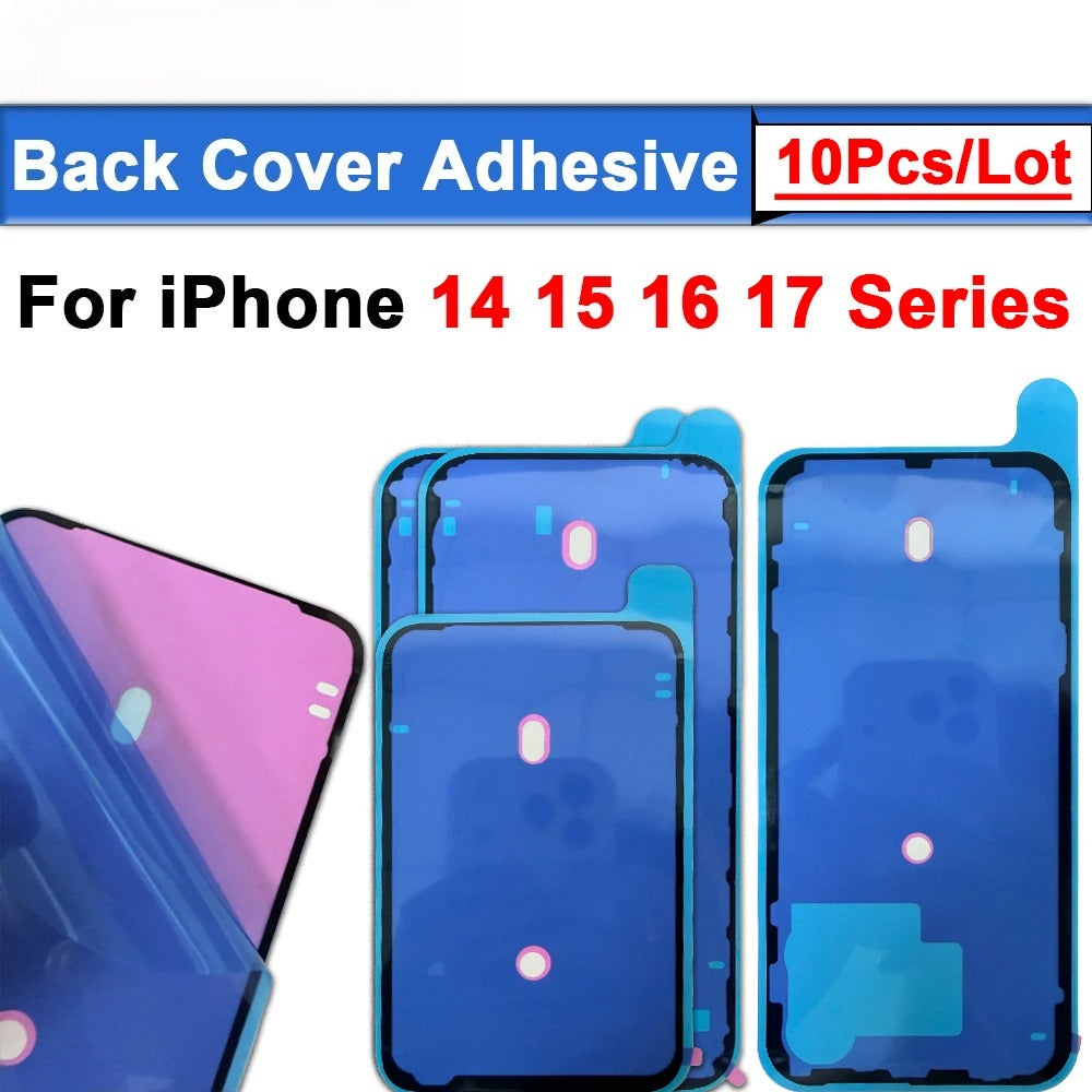 Back Cover Side Waterproof Seal Sticker For iPhone 15 16 17 Pro Max 15 Plus Air Front LCD Adhesive Seal Tape Glue Repair Sticker iPhone phone repair parts