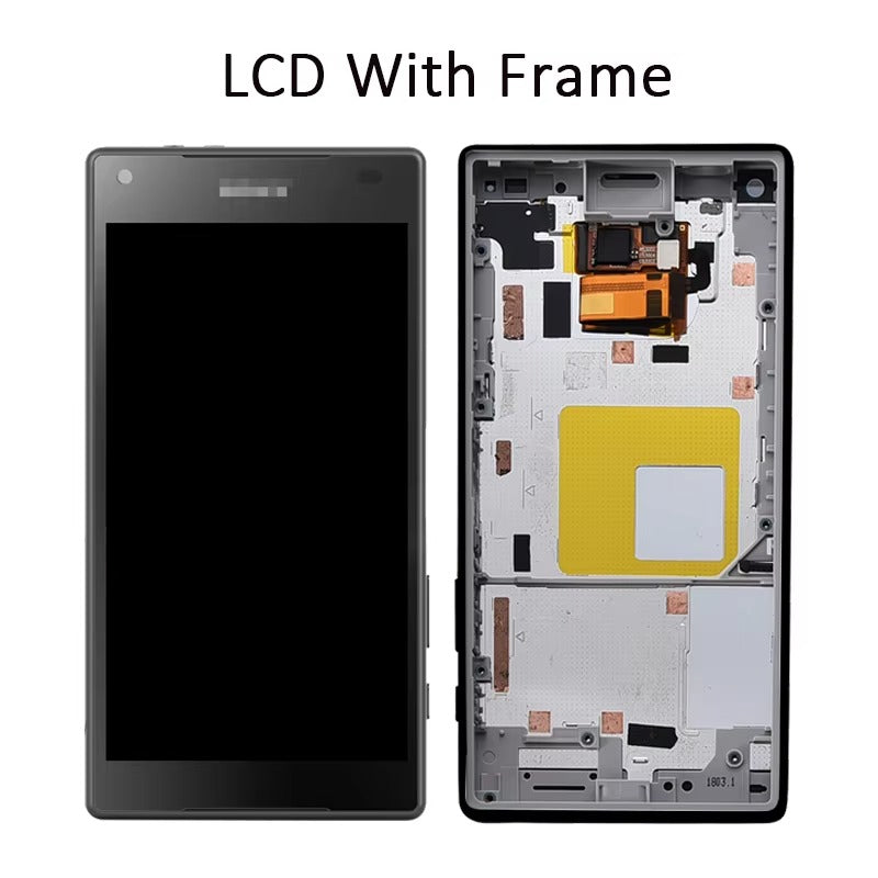 4.6" Original Display For SONY Xperia Z5 Compact LCD Touch Screen Digitizer Assembly Replacement For Sony Z5 Mini LCD With Frame Sony phone repair parts