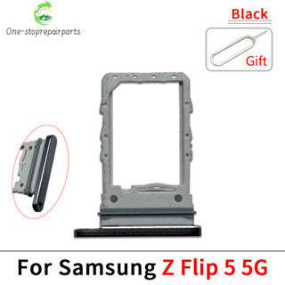 10Pcs/Lot, New For Samsung Z Flip 2 3 4 5 6 5G F711 F721 F731 F741 SIM Card Tray Slot Holder Adapter Accessories Samsung phone repair parts