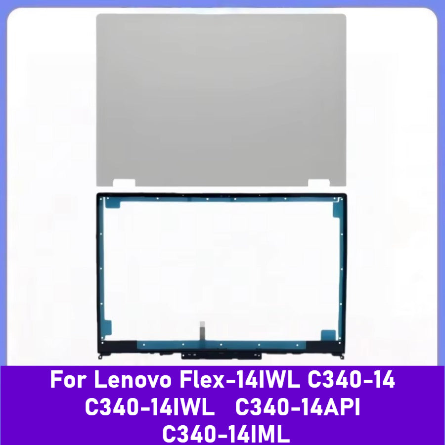 Cover case For Lenovo Flex-14IWL C340-14 C340-14IWL C340-14API C340-14IML Laptop Back Cover/LCD Bezel/Palmrest Cover/Bottom Cover Lenovo laptop repair parts