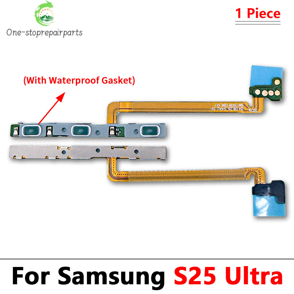 OEM Power On Off Volume Button Flex Cable For Samsung S25 S24 S23 S22 Plus Ultra S24 Fe S23 Fe With Waterproof Samsung phone repair parts