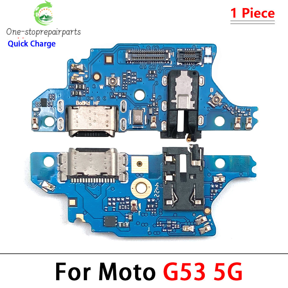 For Motorola Moto E13 E22 E20 E30 E32 G13 G22 G23 G32 G52 G53 G82 G72 USB Charging Port Dock Charger Connector Board Flex Cable Motorola phone repair parts