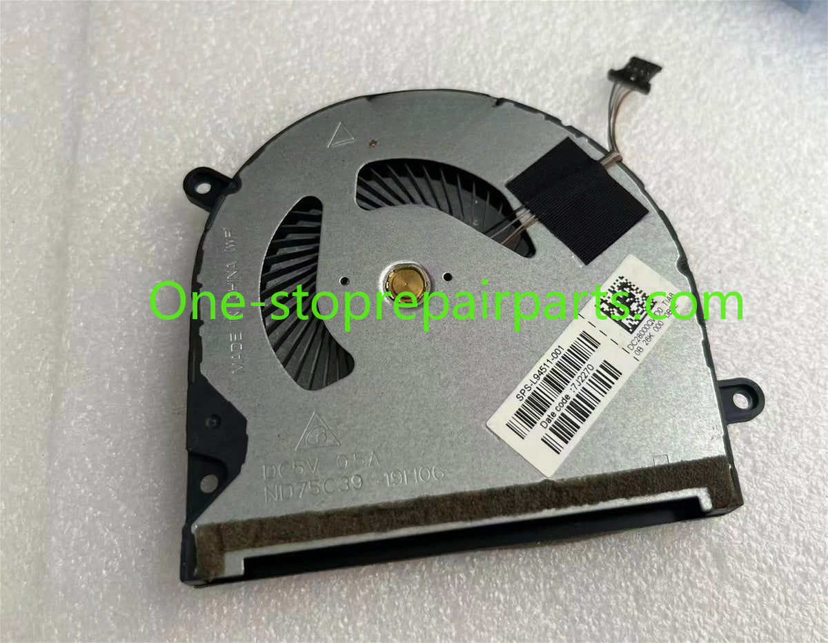 L94511-001 Cooling Fan for HP X360 13-AY 13Z-AY 13-BD TPN-C147 DC28000QWD0 7J2270 HP laptop repair parts