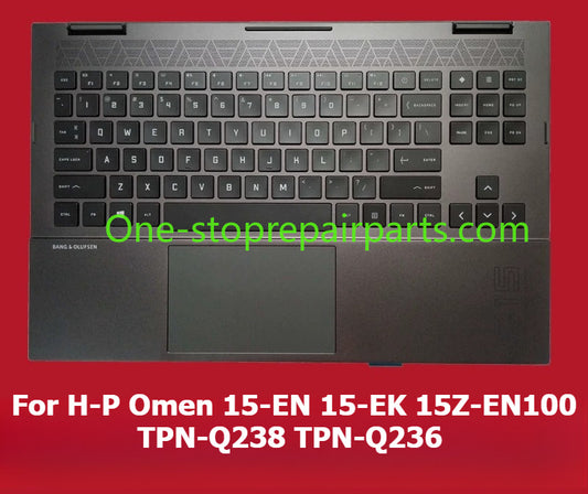 Palmrest  Keyboard For HP Omen 15-EN 15-EK 15Z-EN100 TPN-Q238 Q236 RGB US M00667-001 M00666-001 M00666-B31 RGB Backlit topcase